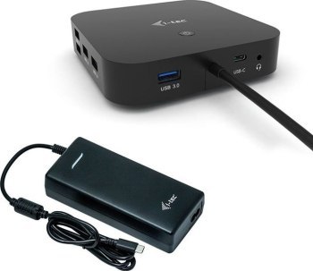 Replikator - i-tec USB-C Dual Display Docking Station 2x DP LAN AUDIO Power Delivery 100 W + i-tec Universal Charger 112 W - Sta Replikator - i-tec USB-C Dual Display Docking Station 2x DP LAN AUDIO Power Delivery 100 W + i-tec Universal Charger 112 W - Sta