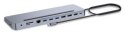 Replikator - i-tec USB-C Metal Ergonomic 4K 3x Display 2x DP 1x HDMI LAN Audio Power Delivery 100 W