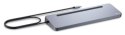 Replikator - i-tec USB-C Metal Ergonomic 4K 3x Display 2x DP 1x HDMI LAN Audio Power Delivery 100 W