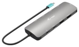 Replikator - i-tec USB-C Metal Nano Docking Station 2x HDMI LAN Power Delivery 100W + zasilacz 100W