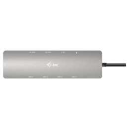 Replikator - i-tec USB-C Metal Nano Docking Station 2x HDMI LAN Power Delivery 100W + zasilacz 100W