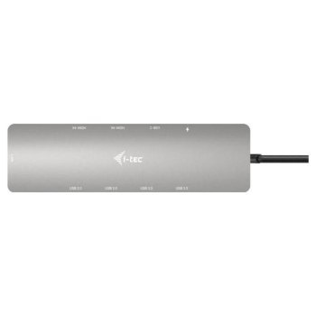Replikator - i-tec USB-C Metal Nano Docking Station 2x HDMI LAN Power Delivery 100W + zasilacz 100W Replikator - i-tec USB-C Metal Nano Docking Station 2x HDMI LAN Power Delivery 100W + zasilacz 100W