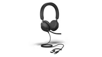 Słuchawki z mikrofonem Jabra Evolve2 40 SE USB-C/A MS Stereo - 24189-999-799 Słuchawki z mikrofonem Jabra Evolve2 40 SE USB-C/A MS Stereo - 24189-999-799