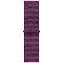 Apple Watch Series 10 GPS 46mm Rose Gold Aluminium Case with Plum Sport Loop