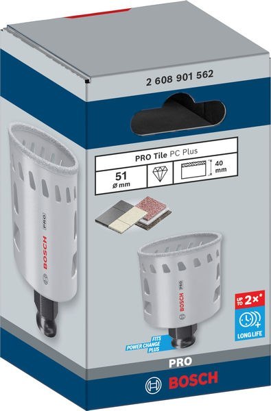 PIŁA OTWORNICA PRO PRO TILE PC PLUS 51 MM PIŁA OTWORNICA PRO PRO TILE PC PLUS 51 MM