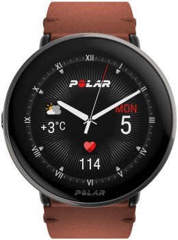 Polar Ignite 3 Titanium brązowy skórzany M/L Polar Ignite 3 Titanium brązowy skórzany M/L