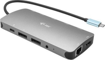 Replikator - i-tec USB-C Metal Nano Docking Station 3x Display 2x DP 1x HDMI LAN Audio Power Delivery 100 W - Stacja dokująca Replikator - i-tec USB-C Metal Nano Docking Station 3x Display 2x DP 1x HDMI LAN Audio Power Delivery 100 W - Stacja dokująca