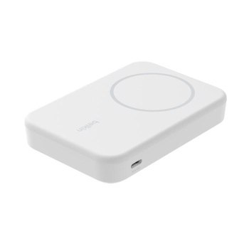 Belkin BoostCharge Pro Powerbank 8000 mAh 15w Qi2 MagSafe biały Belkin BoostCharge Pro Powerbank 8000 mAh 15w Qi2 MagSafe biały