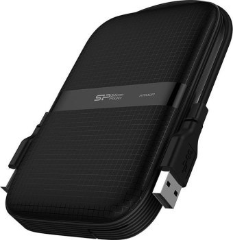 Dysk zewnętrzny Silicon Power Armor A60 5TB 2.5 USB 3.2 5400 obr/min Black Dysk zewnętrzny Silicon Power Armor A60 5TB 2.5 USB 3.2 5400 obr/min Black
