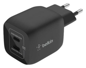 Belkin GaN 45W WCH011vfBK 2x USB-C Belkin GaN 45W WCH011vfBK 2x USB-C