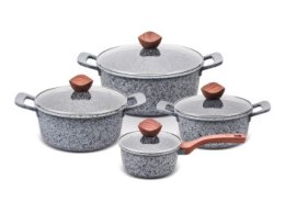 PROMIS ZESTAW GARNKÓW GRANITE RONDEL 16 CM GARNKI