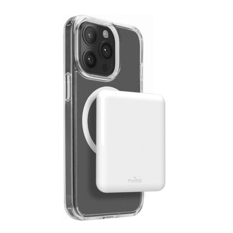 Powerbank 5000mAh USB-C MagSafe Power Mag - biały Powerbank 5000mAh USB-C MagSafe Power Mag - biały