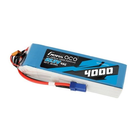 Akumulator Gens Ace 4000mAh 22.2V 45C 6S1P Gens ace Akumulator Gens Ace 4000mAh 22.2V 45C 6S1P Gens ace