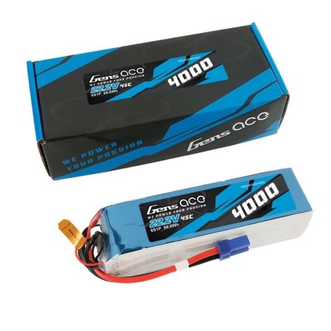 Akumulator Gens Ace 4000mAh 22.2V 45C 6S1P Gens ace Akumulator Gens Ace 4000mAh 22.2V 45C 6S1P Gens ace