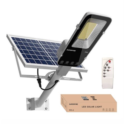 Lampa solarna Superfire FF5-C, 263W, 1200lm, 15000mAh Superfire Lampa solarna Superfire FF5-C, 263W, 1200lm, 15000mAh Superfire