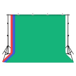 Zestaw/Statyw do mocowania tła fotograficznego Puluz 2x3m + tła fotograficzne 3 szt PKT5205 Puluz