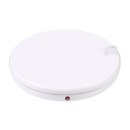 Obrotowa podstawka do zdjęć Puluz z gniazdkiem zasilającym 45 cm (biała) Puluz