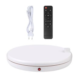 Obrotowa podstawka do zdjęć Puluz z gniazdkiem zasilającym 45 cm (biała) Puluz