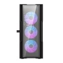 Obudowa komputerowa Darkflash DK431 Glass (czarna) + 4 wentylatory RGB Darkflash