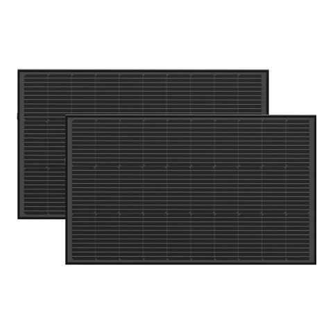 Pakiet 2x Panel fotowoltaiczny EcoFlow 100W ( sztywna konstrukcja ) EcoFlow