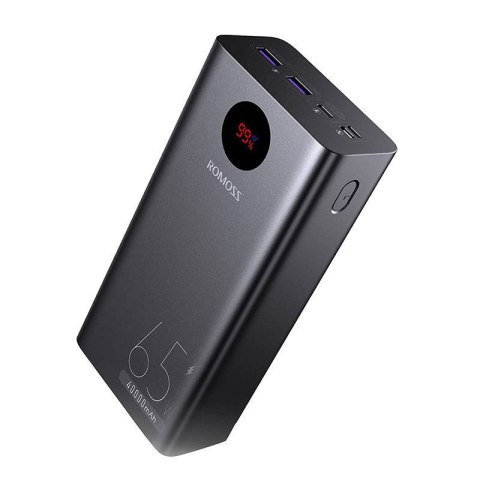 Powerbank Romoss PEA40 Pro 40000mAh, 65W (czarny) Romoss Powerbank Romoss PEA40 Pro 40000mAh, 65W (czarny) Romoss