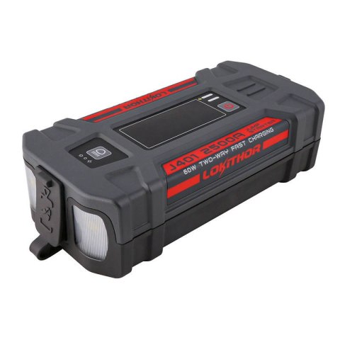 Urządzenie 3 w 1: Jump Starter / Rozrusznik / Booster 2500A + Powerbank 20000mAh + Latarka Lokithor J401 Lokithor Urządzenie 3 w 1: Jump Starter / Rozrusznik / Booster 2500A + Powerbank 20000mAh + Latarka Lokithor J401 Lokithor