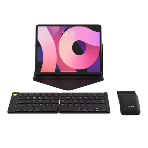 Zestaw składana klawiatura bezprzewodowa Delux KF10 i mysz MF10PR Delux Zestaw składana klawiatura bezprzewodowa Delux KF10 i mysz MF10PR Delux