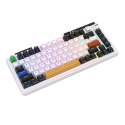 Bezprzewodowa klawiatura mechaniczna Royal Kludge KZZI K75 pro RGB, Moment Switch (czarno-biała) Royal Kludge