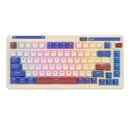 Bezprzewodowa klawiatura mechaniczna Royal Kludge KZZI K75 pro RGB, Moment Switch (retro-niebieska) Royal Kludge