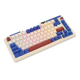 Bezprzewodowa klawiatura mechaniczna Royal Kludge KZZI K75 pro RGB, Moment Switch (retro-niebieska) Royal Kludge