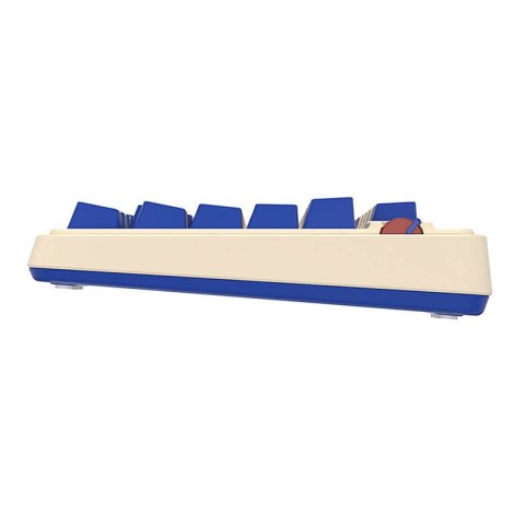Bezprzewodowa klawiatura mechaniczna Royal Kludge KZZI K75 pro RGB, Moment Switch (retro-niebieska) Royal Kludge Bezprzewodowa klawiatura mechaniczna Royal Kludge KZZI K75 pro RGB, Moment Switch (retro-niebieska) Royal Kludge
