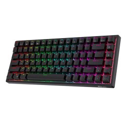 Bezprzewodowa klawiatura mechaniczna Royal Kludge RK84 RGB, Red switch (czarna). Royal Kludge