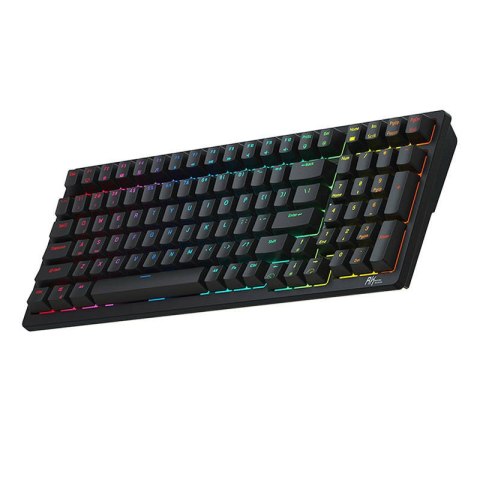 Bezprzewodowa klawiatura mechaniczna Royal Kludge RK98 RGB, Red switch (czarna) Royal Kludge Bezprzewodowa klawiatura mechaniczna Royal Kludge RK98 RGB, Red switch (czarna) Royal Kludge