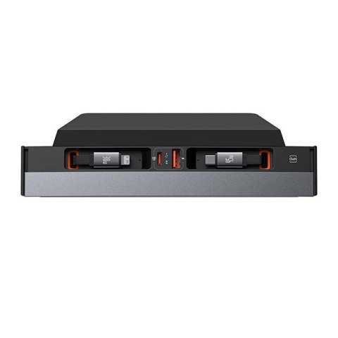 Hub Baseus T-Space z kablem USB-C do Lightning dla Tesla (czarny) Baseus Hub Baseus T-Space z kablem USB-C do Lightning dla Tesla (czarny) Baseus