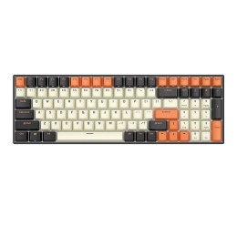 Klawiatura mechaniczna Royal Kludge RK100 RGB, brown switch (czarno-pomarańczowa) Royal Kludge