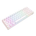 Klawiatura mechaniczna Royal Kludge RK61 RGB, red switch (biała) Royal Kludge
