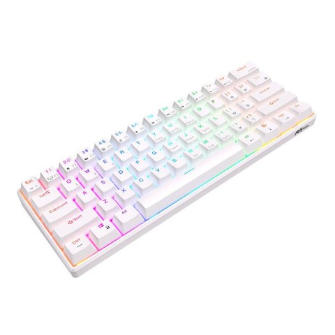 Klawiatura mechaniczna Royal Kludge RK61 RGB, red switch (biała) Royal Kludge Klawiatura mechaniczna Royal Kludge RK61 RGB, red switch (biała) Royal Kludge