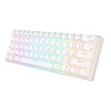 Klawiatura mechaniczna Royal Kludge RK61 RGB, red switch (biała) Royal Kludge