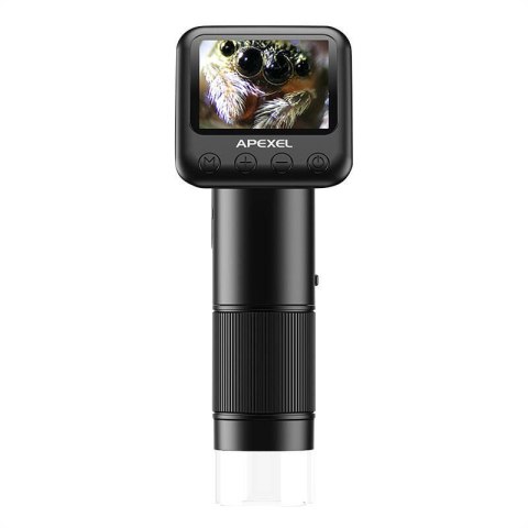 Mikroskop cyfrowy LCD APEXEL APL-MS008 (czarny) APEXEL Mikroskop cyfrowy LCD APEXEL APL-MS008 (czarny) APEXEL