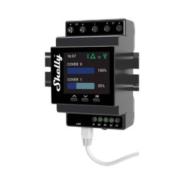 Podwójny sterownik na szynę DIN z pomiarem mocy Shelly Pro Dual Cover PM WIFI Shelly