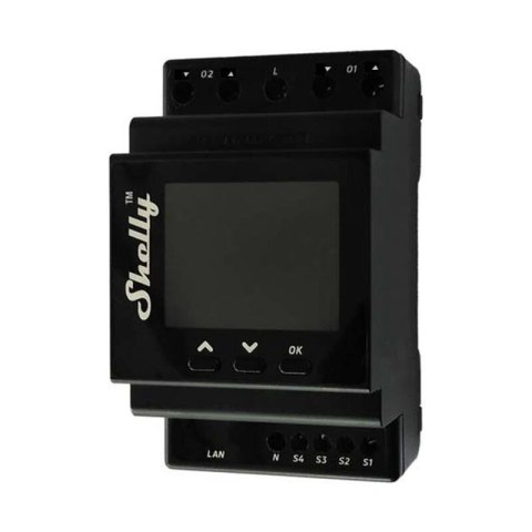 Podwójny sterownik na szynę DIN z pomiarem mocy Shelly Pro Dual Cover PM WIFI Shelly Podwójny sterownik na szynę DIN z pomiarem mocy Shelly Pro Dual Cover PM WIFI Shelly
