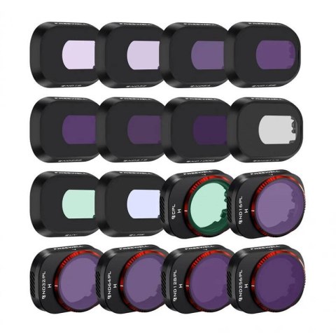 Zestaw 16 filtrów Freewell do drona DJI Mini 4 Pro Mega Pack Freewell