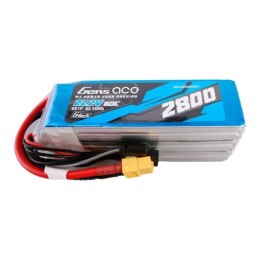 Akumulator Gens ace G-Tech 2800mAh 22.2V 60C 6S1P Lipo z konektorem XT60 plug Gens ace