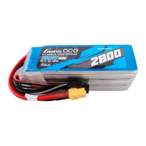 Akumulator Gens ace G-Tech 2800mAh 22.2V 60C 6S1P Lipo z konektorem XT60 plug Gens ace