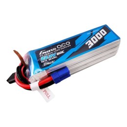 Akumulator Gens ace G-Tech 3000mAh 22.2V 60C 6S1P Lipo z konektorem EC5 plug Gens ace