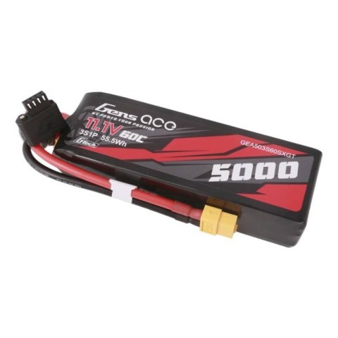 Akumulator Gens ace G-Tech 5000mAh 11.1V 60C 3S1P Lipo z konektorem XT60 Plug Gens ace Akumulator Gens ace G-Tech 5000mAh 11.1V 60C 3S1P Lipo z konektorem XT60 Plug Gens ace