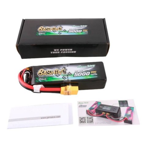 Akumulator Gens ace G-Tech 5000mAh 14.8V 4S1P 60C Lipo z konektorem XT90 Plug-Bashing Series Gens ace Akumulator Gens ace G-Tech 5000mAh 14.8V 4S1P 60C Lipo z konektorem XT90 Plug-Bashing Series Gens ace