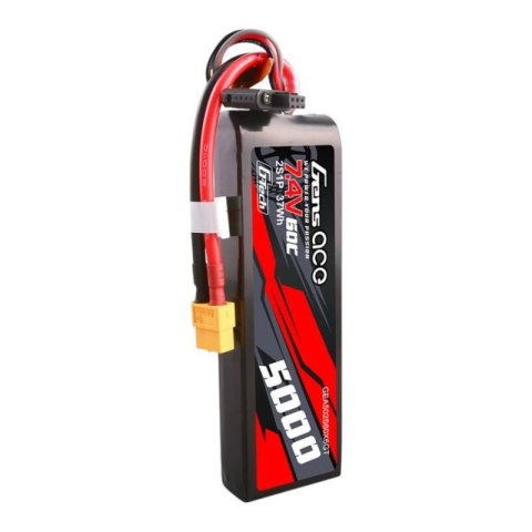 Akumulator Gens ace G-Tech 5000mAh 7.4V 60C 2S1P Lipo PC z konektorem XT60 Plug Gens ace Akumulator Gens ace G-Tech 5000mAh 7.4V 60C 2S1P Lipo PC z konektorem XT60 Plug Gens ace