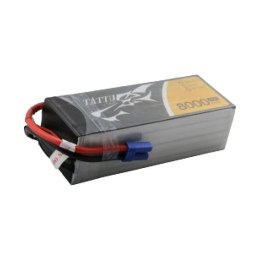 Akumulator Tattu 8000mAh 22.2V 25C 6S1P Lipo z konektorem EC5 Tattu