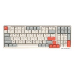 Bezprzewodowa klawiatura gamingowa Darmoshark K7 PRO EF switch (biała) Darmoshark